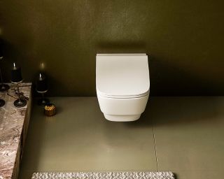 Подвесной унитаз Boheme Bello 971-MW безободковый белый матовый